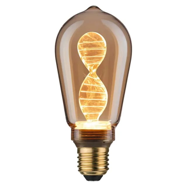 Paulmann LED-Kolben ST64 'Inner Glow Helix' E27 3,5 W 180 lm gold