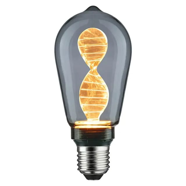 Paulmann LED-Kolben ST64 'Inner Glow Helix' E27 4,2 W 90 lm goldlicht Rauchglas