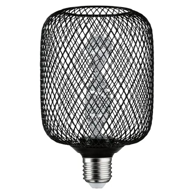 Paulmann LED-Leuchtmittel 'Metallic Glow Zyl Helix' E27 3,5 W 110 lm schwarz