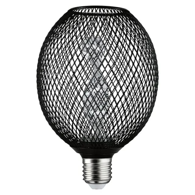 Paulmann LED-Globe 'Metallic Glow Helix' E27 3,5 W 110 lm schwarz