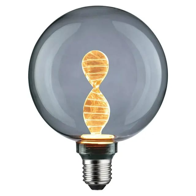 Paulmann LED-Globe G125 'Inner Glow Helix' E27 3,5 W 90lm goldlicht Rauchglas