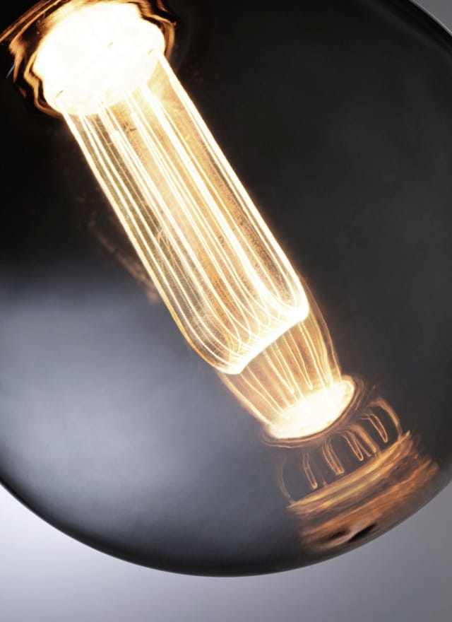 Paulmann LED-Globe G125 'Inner Glow Arc' E27 3,5 W 80lm goldlicht Rauchglas