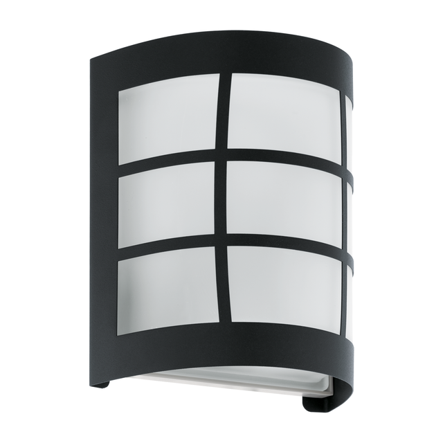 EGLO Wandleuchte 'Cerno 1' E27-LED-G45, schwarz
