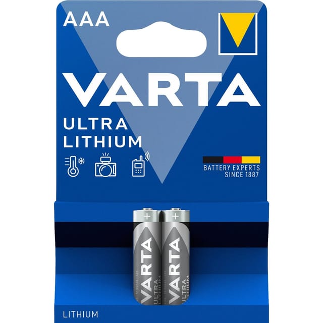 Varta Batterien Lithium AAA 2 Stück