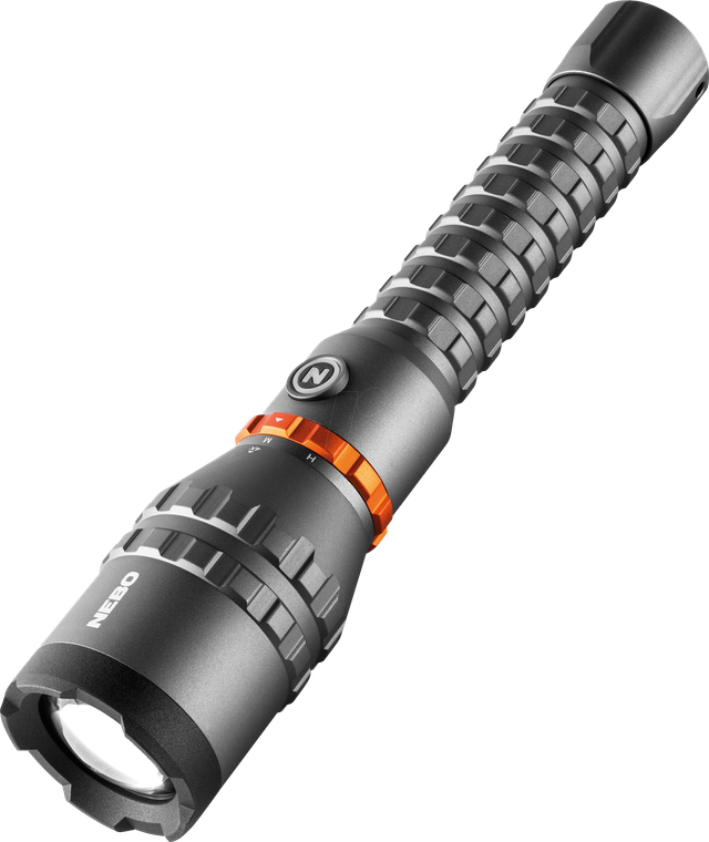 Nebo Akku-LED-Taschenlampe 'Davinici 8000' silbergrau 8000 lm, 5 Lichtmodi