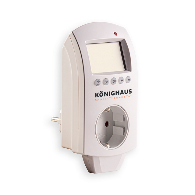 Könighaus Smart Home-Steckdosenthermostat für Infrarotheizungen