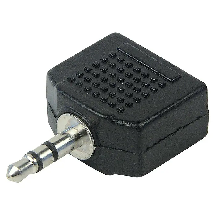 Schwaiger Kopfhöreradapter KHA 4080 stereo Twin Standard 3,5 mm