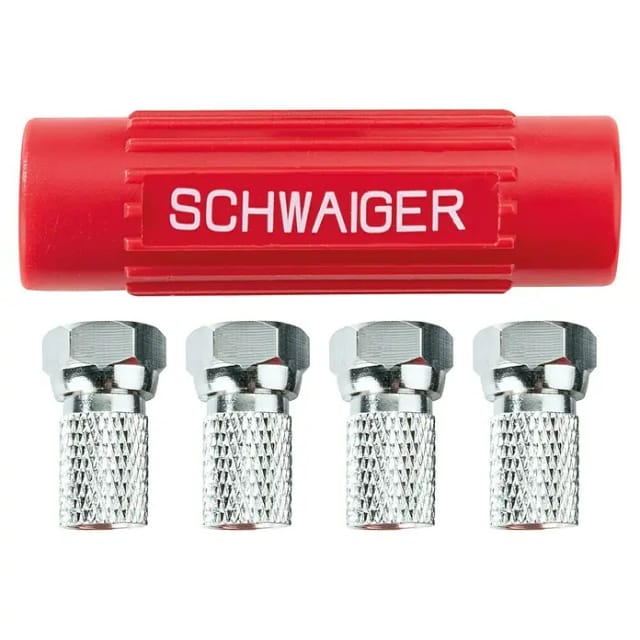 Schwaiger Aufdrehhilfe inklusive 4 F-Steckern