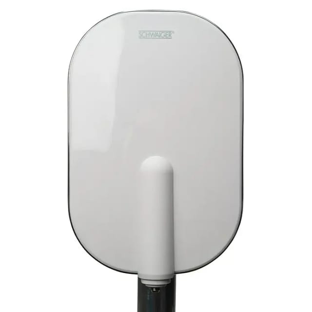 Schwaiger DVB-T2/T-Außenantenne weiß 24,5 x 15,5 x 9 cm, mit Mastaufhängung