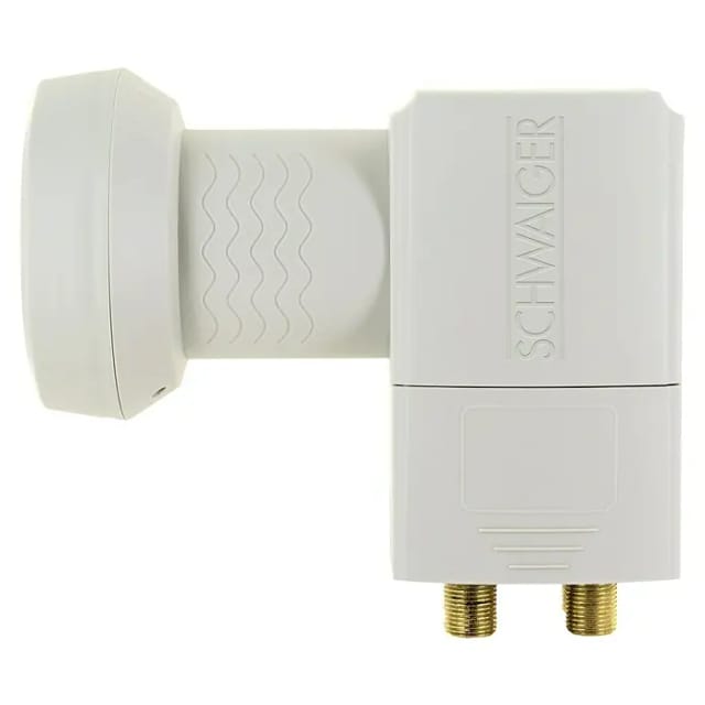 Schwaiger Digitales Quattro LNB 'Sun Protect' hellgrau