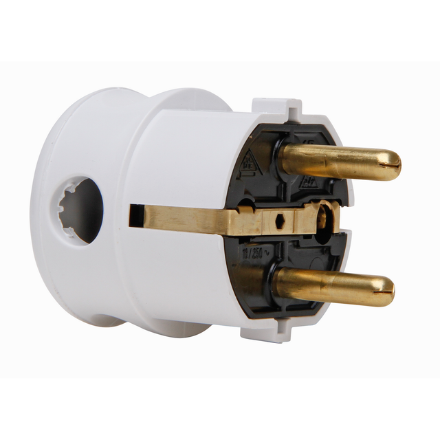 Kopp Winkelstecker weiß