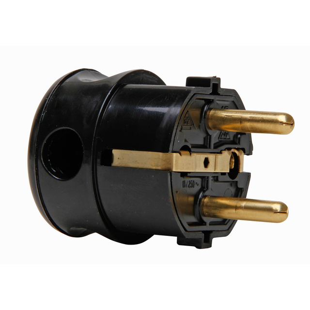 Kopp Winkelstecker schwarz