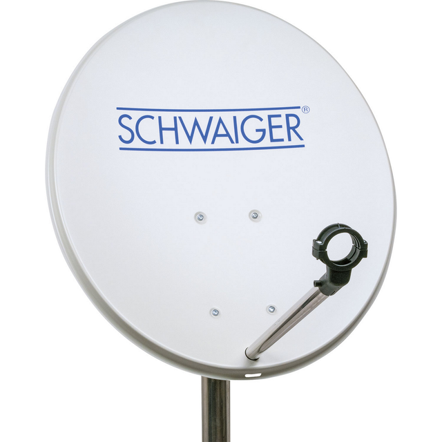 Schwaiger SAT-Spiegel Stahl hellgrau Ø 55 cm