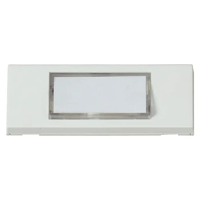 Heidemann Klingelplatte LED Kunststoff weiß 87 x 30 x 13 mm einreihig