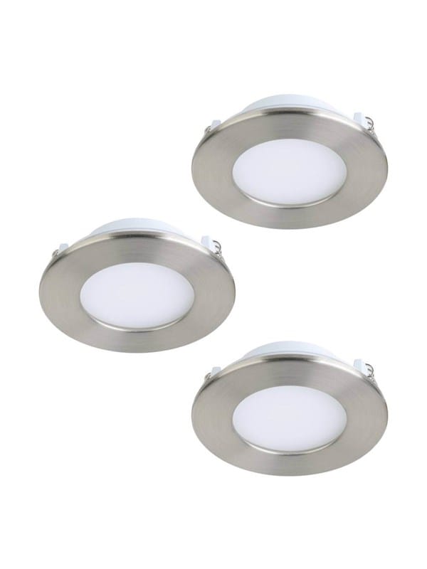 EGLO LED-Einbauleuchte 'Fueva-Z' silberfarben Ø 86 cm