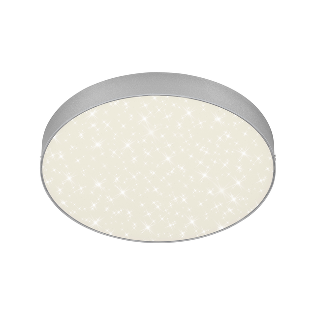 Briloner LED-Deckenleuchte 'Flame Star' silber Ø 28,7 cm 2000 lm
