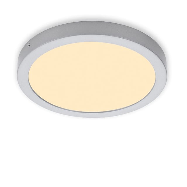 Briloner LED-Deckenleuchte 'Fire Drip' chromfarben matt Ø 30 x 3,2 cm 2000 lm warmweiß