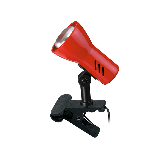 Briloner Klemmleuchte 'Lock' rot