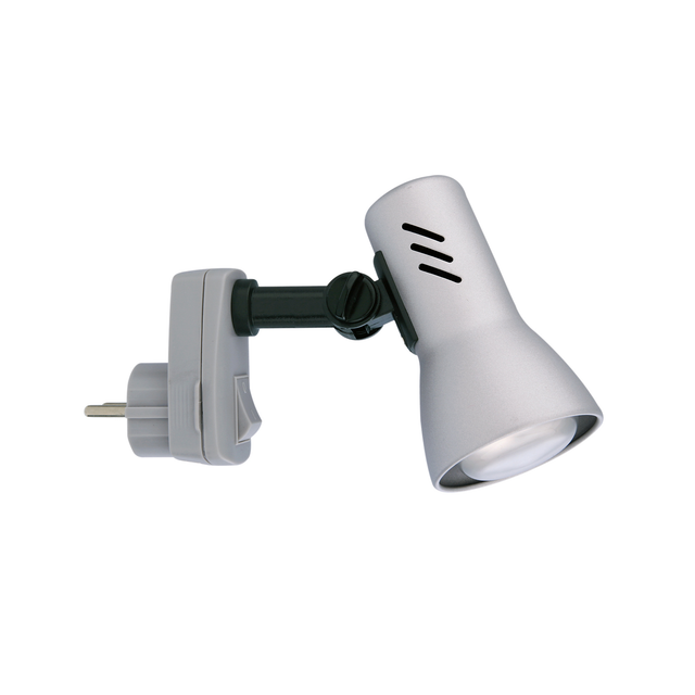 Briloner Steckerspot 'Fix & Easy' titanfarben