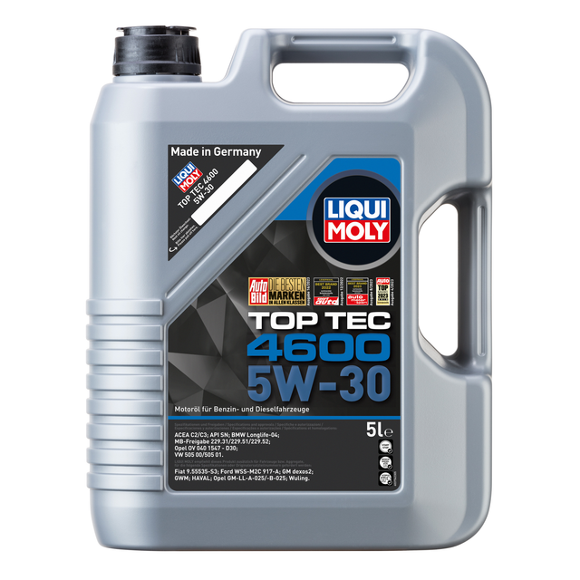 Liqui Moly Leichtlauf-Motoröl 'Top Tec 4600' 5W-30' 5 l