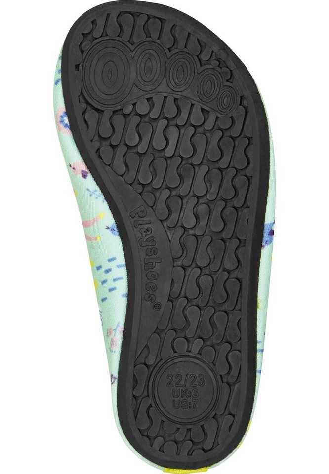 Playshoes Barfuß-Schuh Einhorn, Größe: 22/23, Farbe: mint Bild 3