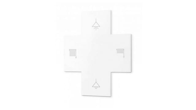 Lunatone Zubehör DALI Switch Cross Bedienkreuz Dimmen und Jalousie - 86459793-Z03