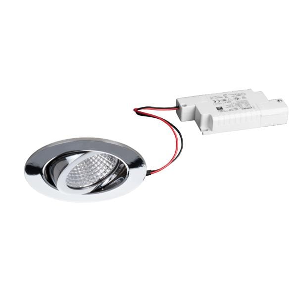 Brumberg LED-Einbaustrahler 7W 230V rund chrom - 39261023