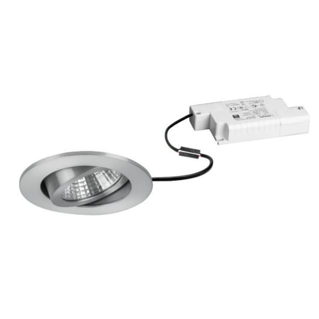 Brumberg LED-Einbaustrahler 7W 230V rund alu-matt - 39261253