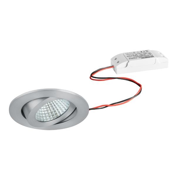 Brumberg LED-Einbaustrahler 6W 230V rund alu-matt - 33353253