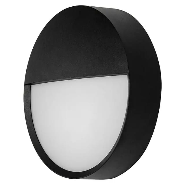 Brumberg LED-Wandanbauleuchte 12W 230V rund strukturschwarz - 10037183