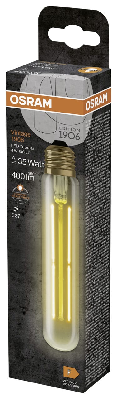 Osram Vintage 1906 LED 35 CL 5 W/2000K E27 - 4099854091889