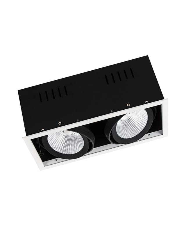 Ledvance LED-Spotlight SPOT MULTI 2x30W 4000K FL WT/BK - 4058075113985