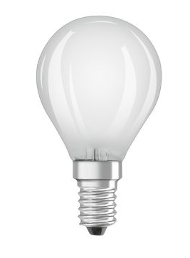 Osram LED-Leuchtmittel LEDPCLP25 2,5W/827 230VGLFR E14 - 4058075438675
