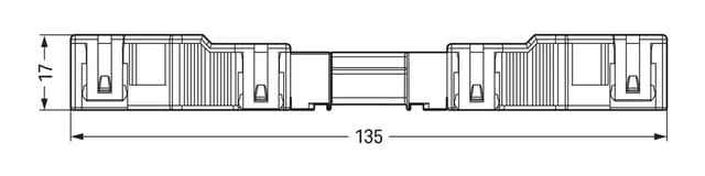 WAGO Stecker mit Zugentlastungsgehäuse 5-polig Kod. A 4 mm² schwarz - 770-115