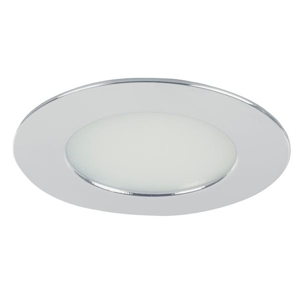 Brumberg LED-Einbaudownlight, IP44, chrom, rund - 12127023