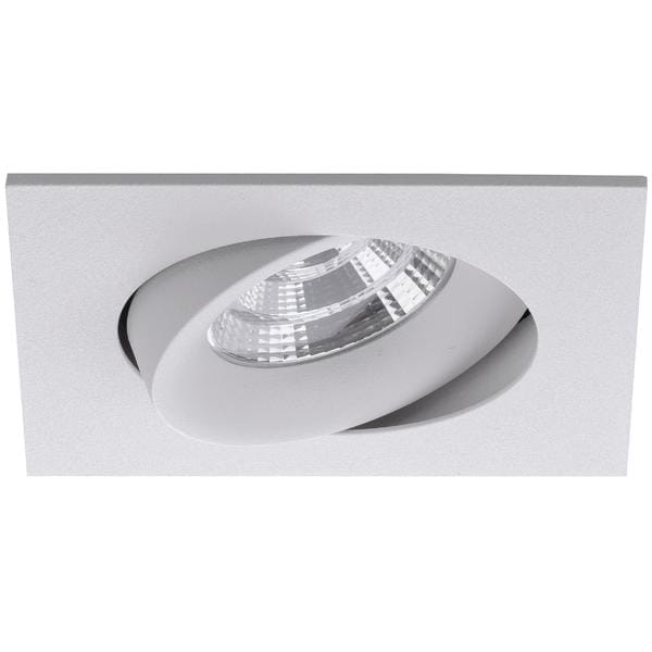 Brumberg LED-Einbaustrahler, strukturweiß, quadratisch - 12286173