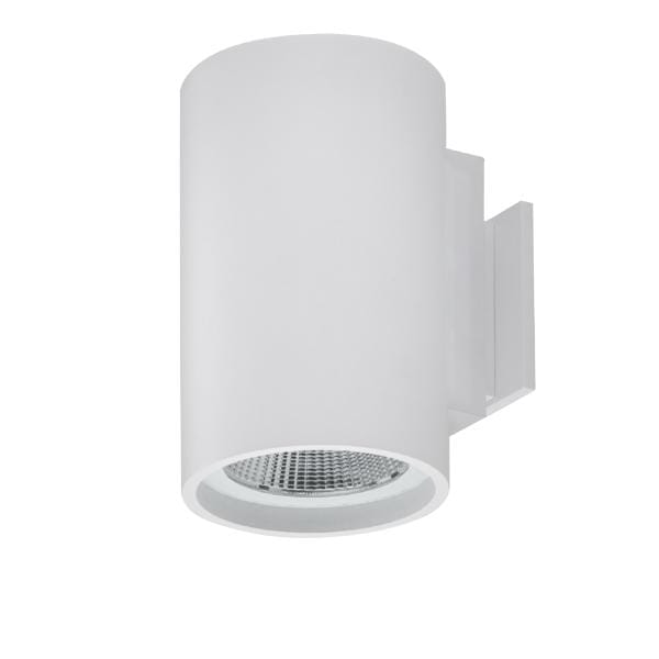 Brumberg LED-Wandanbauleuchte TUBIC, strukturweiß, rund - 10042173