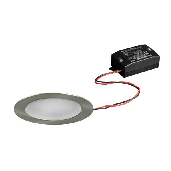 Brumberg LED-Einbaudownlightset, schaltbar, nickel matt - 38370153