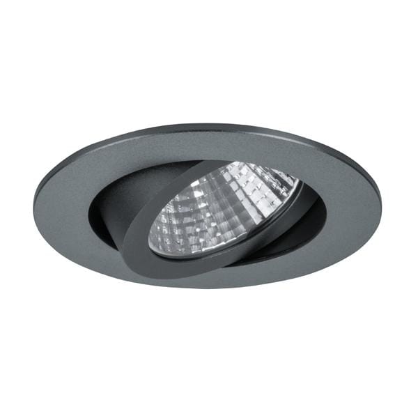 Brumberg LED-Einbaustrahler, titan matt, rund - 12361643