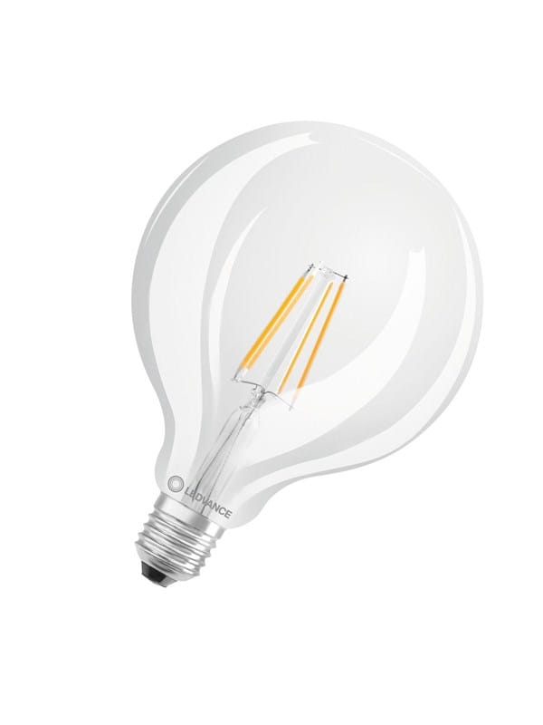 Ledvance LED-Leuchtmittel LED CLASSIC GLOBE P 4W 827 FIL CL E27 – 4099854054198 – Ersatz für 40 W - 4099854054198