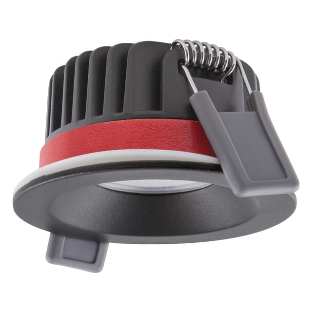 Ledvance LED-Einbaustrahler SPOT FIRE RATED 8W 927 PS DIM IP65 BK - 4099854000027