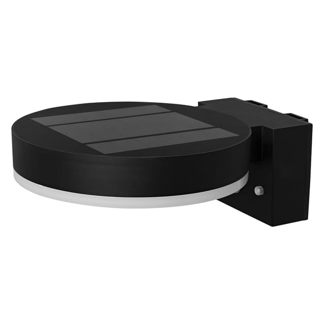 Ledvance LED-Außenleuchte Solar Laternenleuchte mit Sensor ENDURA STYLE SOL WALLCIRCLE6WBK – 4058075392762
