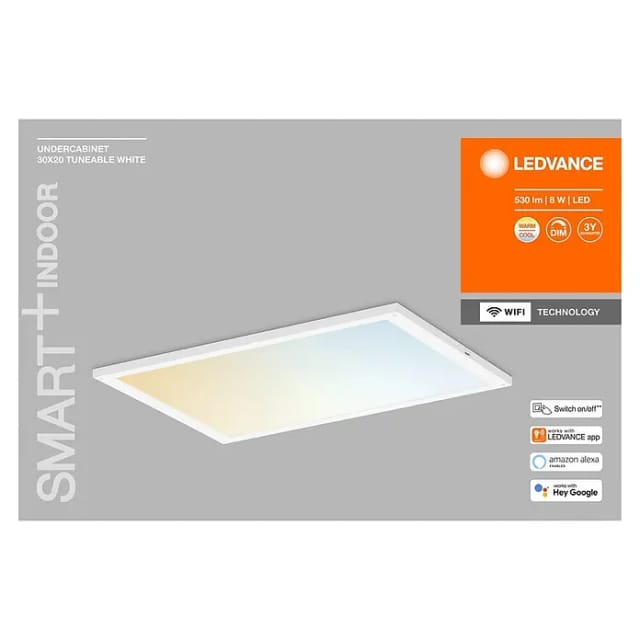 Ledvance LED-Unterbau-Panelleuchte mit Wifi-Technologie SMART WIFI UNDERCABINET 30X20 TW – 4058075576315