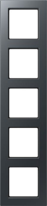 Jung Rahmen 5-fach waage/senkrecht A 5585 BF ANM