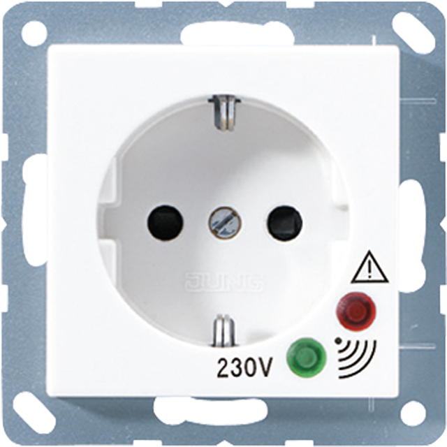 Jung SCHUKO-Steckdose 16A 250V alpinweiß A 521 UF WW