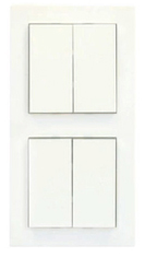 Lingg&amp;Janke KNX-Tastsensor UP 8-fach eco+ TA8F55TH-BCU-E