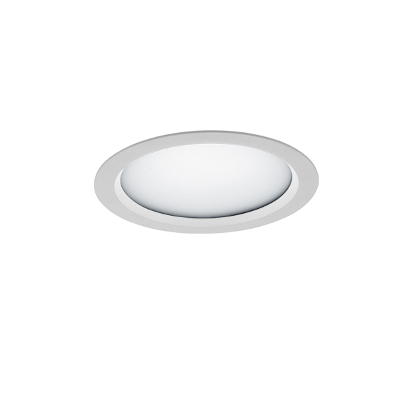 LTS Licht&amp;Leuchten LED-Einbaudownlight 4000K inkl.Konverter VTFM-R101.840/DALIWS