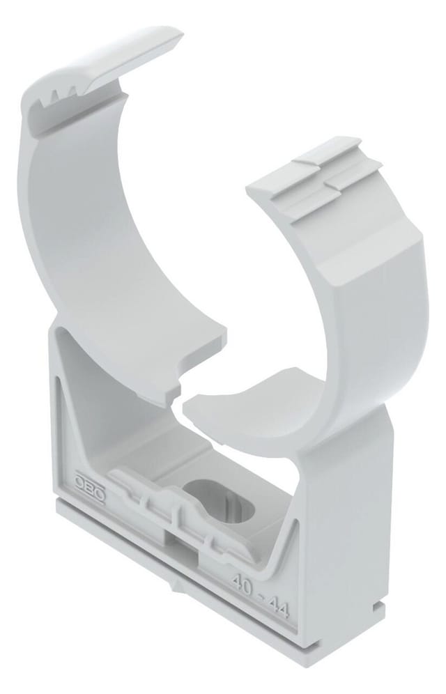 OBO Bettermann Vertr proQuick-Schelle 39,3-44,5mm lichtgr. PQ-40 LGR