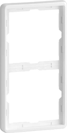 Peha Rahmen 2-fach alu waage/senkrecht D 95.572.70