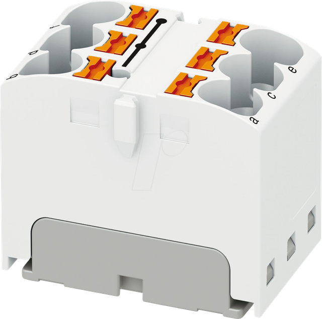 Phoenix Contact Verteilerblock 6p, 0,2-6qmm, weiß PTFIX 6X4 WH